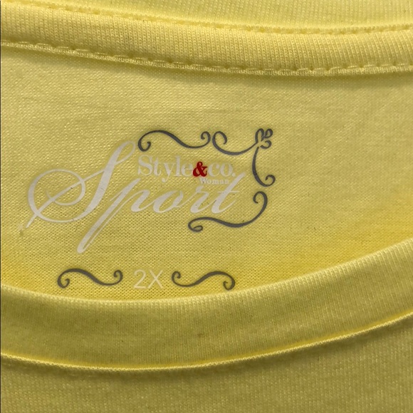 Style & Sport yellow tee shirt nighty brand new - Picture 3 of 3